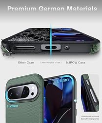NJROW Strong Magnetic for Google Pixel 9/9 Pro Case