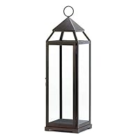 Home Locomotion Extra Tall Bronze Contemporary Lantern,