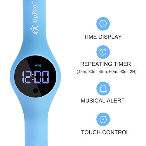 UpPro Potty Training Watch with Countdown Timer, Rechargeable and Water