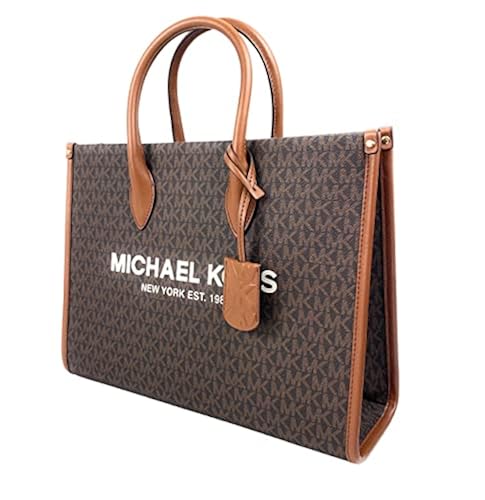 Michael Kors Mirella Medium Tote Bag (Brown) in Kuwait Whizz - Main Image