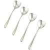 Alessi”Il Caffe” 4 stuks suikerlepels, zilver, 9 x 13,5 x 13,5 cm