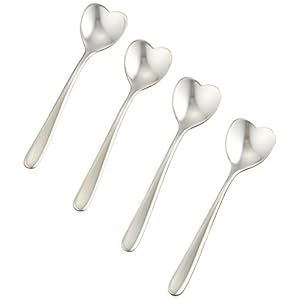 Alessi”Il Caffe” 4 stuks suikerlepels, zilver, 9 x 13,5 x 13,5 cm