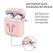 Airpods Case, Airpods Accessories Kit,11 in 1 Protective Silicone Cover and Skin Compatible Apple Airpods with Anti-Lost Airpods Strap,Airpods Ear Hook/Watch Band Holder/Keychain/Headset Box/ (Pink)thumb 1