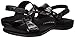 Vionic Womens Paros Backstrap Black Patent Sandal - 7 M