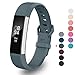 Greeninsync Band for Alta Large,Replacement for Alta HR Accessories Band Watch Buckle Wristbands for Alta/Alta HR/Ace Strap Bracelets W/Metal Clasp and Fastener(Slate)