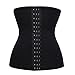 Waist Trainer Slimming Sport Hot Thermo Neoprene Sweat Sauna Body Shapers (S, Black)