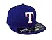 MLB Texas Rangers Game AC On Field 59Fifty Fitted Cap, Royal, 7 1/4