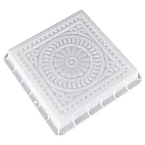Centishop Square Paving Mould,DIY Garden Plastic Concrete Mold Stepping Stone Paver Brick Landscape Pedal Stone Path Mold Garden Making Tools