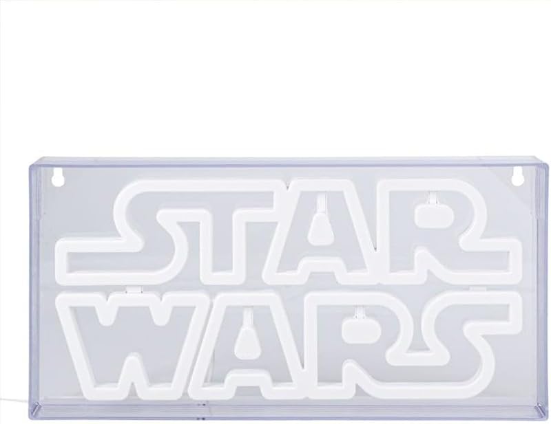 Luce Neon Star Wars Lampada con Montaggio a Parete o da Tavolo, Decorazione Memorabilia