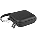 BOVKE Carrying Case for Samsung T3 T5 Portable SSD 250GB 500GB 1TB 2TB USB 3.0 External SSD Solid State Hard Drives Shockproof Storage Travel Case Bag, Black