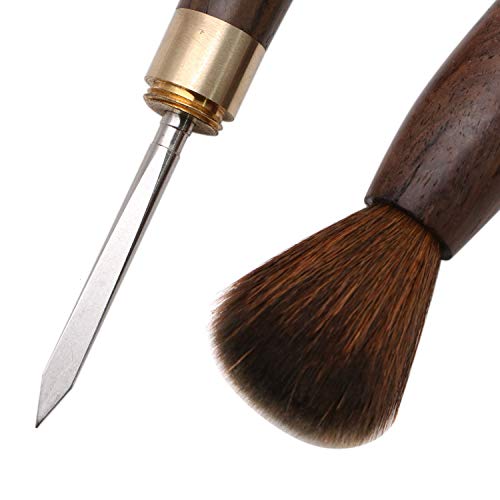 JETEHO Sandalwood Puer puerh Tea Knife Needle Kungfu Tea Tool Set for Breaking Tea Cake