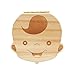 Warmoor Baby Tooth Box, Milk Teeth Wood Case Storage Keepsake Organizer Deciduous Souvenir (boy)