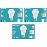 EcoSmart A19 60 Watt Equivalent with Selectable Color Temperature Dimmable LED Light Bulb (12-Pack)