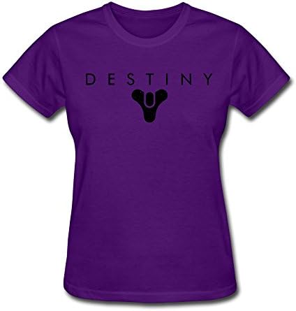 ToWi Lady Destiny Logo Hunter Warlock Titan O-Neck T Shirts Purple XL