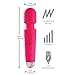 London Luxury BRRC304 Powerful Wand Personal Cordless Massager, 20 Modes and 8 Speed Patterns, USB Rechargeable Pink