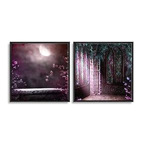 Framed Canvas Wall Art Dreamscape Canvas Prints Home Artwork Decoration for Living Room,Bedroom - 16"x16"x2 Panels