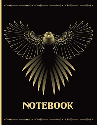Lined Notebook Journal - point animals designs - Shaman Culture Lovers - Tribal Design Notebook Journal – animals birds Lovers.: Perfect Gift for men ... 120 numbered pages, Large (8.5 x 11 inches),