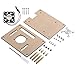 GeeekPi Acrylic Case for Pi 4/Pi 3 with Fan & Heatsinks (Brown)