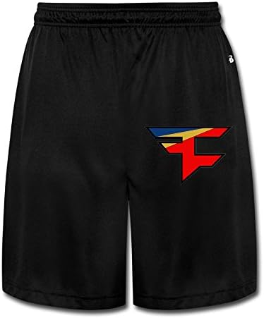 XiaoLiXun Men's Faze Clan Logo Shorts Sweatpants
