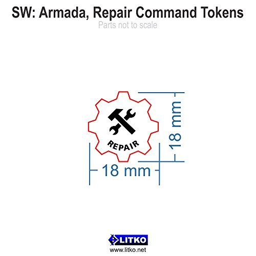SW: Armada, Repair Command Tokens, Fluorescent Pink (10)