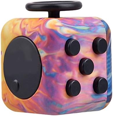 DUYI Colorful Fidget Dice Toys Anti-anxiety Cube Depression Ball Finger Toys Stress Reducer For for Children, Teens, Student and Adults
