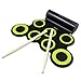 PAXCESS Electronic Drum Set, Roll Up Drum Practice Pad Midi Drum Kit with Headphone Jack Built-in Speaker Drum Pedals Drum Sticks 10 Hours Playtime, Great Holiday Birthday Gift for Kids primary