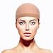 eBoot 12 Pack Nylon Wig Caps for Women and Men (Black, Natural Beige and Light Brown)