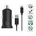Motorola TurboPower 15 QC2.0 USB-A car charger with SKN6461A micro-USB cable for Moto G5 Plus/G5S/G5S Plus/G6 Play [NOT G6 or G6 Plus] micro usb devices (Retail Box)