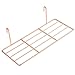 Simmer Stone Rose Gold Straight Shelf for Wire Wall Grid Panel, Flower Pot Display Shelf Rack, Wire Organizer Storage for Wall Decor, Size 9.8