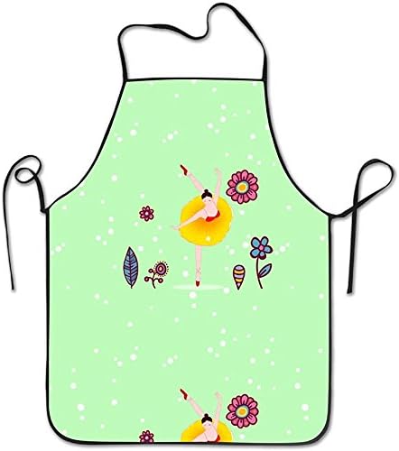 starclevel Beauty Ballet Fun For Unisex Chef Aprons Easy Features Bib Aprons