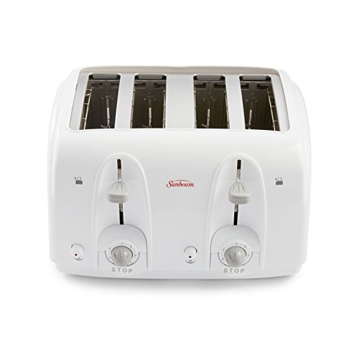 Sunbeam 4Slice Toaster, White (003823100000) Pricepulse