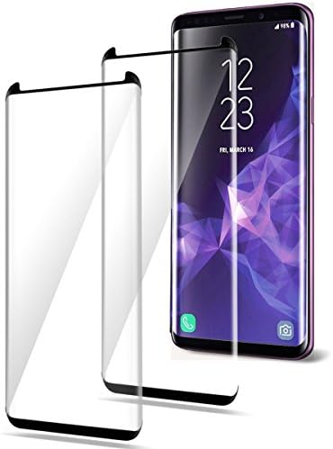 For Samsung Galaxy S9 PLUS S9+ Tempered Glass Screen Protector Case Friendly Film, Moresky 3D Curved Edge HD Clear Anti-Scratch Anti-Bubble Guard (2 pcs)