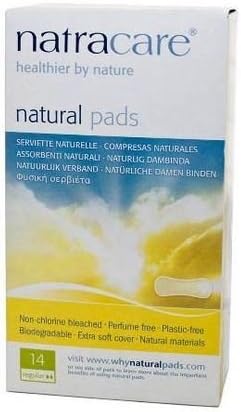 (10 PACK) - Natracare Natural Pads Curved Regular | 14s | 10 PACK - SUPER SAVER - SAVE MONEY