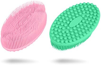 Exfoliating and Scrubbing massage brush and glove set for Improved Blood Circulation,Smooth and Beautiful skin