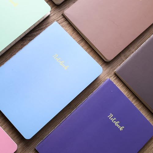 Koogel 32PCS Mini Lined Notebooks, Small Pocket Notebooks 9 x 13cm Colourful Notepads Journals 8 Colours for Students Traveler School Supplies