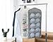 ALYER Dual-Sided Hanging Closet Mesh Pockets, Large Bra Stocking Clothes Socks Organizer(Gray)