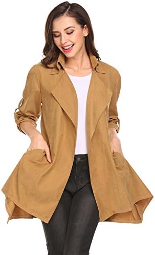 Yitrend Women's Winter Long Wrap Coat Long Jacket