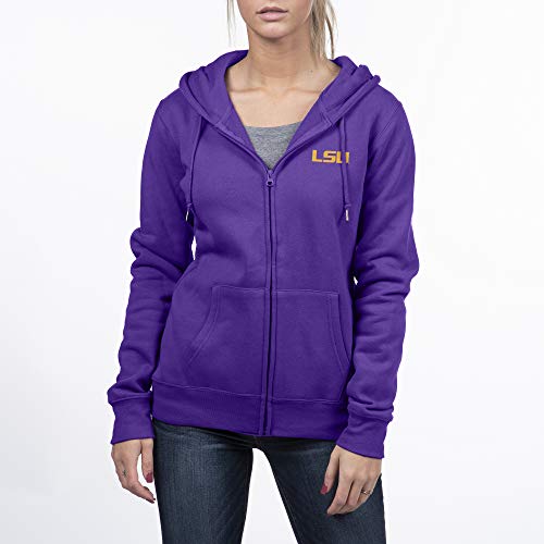 lsu zip up hoodies
