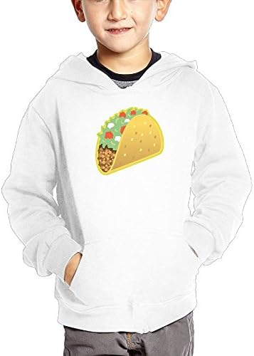 chibaokun Mexican Tacos Fastfood Boys' Pullover Hood Pocket Sweatshirt Children's Fashion Hoody