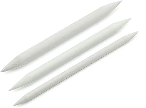 Xinlie Estompe en Papier Dessin Kit Estompe en Papier Papier Art Tortillon Blending Stump Dessin Ensemble d'accessoires Mixer Blending Stump Papier d'essuie-Glace pour Dessin et Croquis(8 PCS