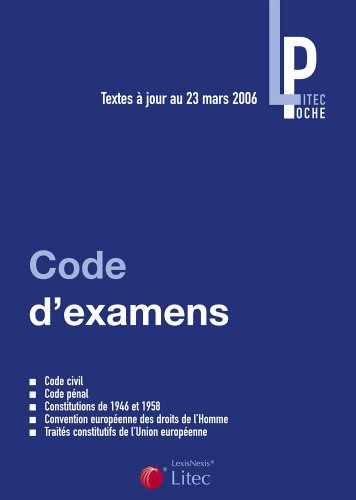 Code d'examens