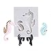 KALAIEN Seahorse Silicone Mold Candy Cake Baking Mould Gumpaste Sugar Craft Fondant Molds-Small