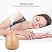 InnoGear 200ml Essential Oil Diffuser Wood Grain Vase-Shaped Ultrasonic Aromatherapy Oil Diffusers with Adjustable Mist Mode Waterless Auto Shut-off Humidifier for Home