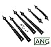 Carriage House Garage Door Decorative Hardware Set - Spear Style