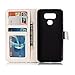 LG G6 Case, Mellonlu Premium PU Leather Flip Fold Wallet Case with [Card Slots] [Kickstand Feature] Protective Case Cover for LG G6