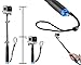 Extendable Selfie Self Stick Pole for GoPro Hero Hero2 Hero3 Hero4 Hero5 Hero6 Aluminum Dive Telescopic Monopod Handle Extension (19cm to 49cm) by ADIKA