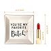 HOME SMILE Ring Trinket Dish Jewelry Tray-My Favorite, Funny BFF Birthday Gifts for Women