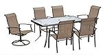7 Piece Dining Set Perfect for Any Outdoor Dining Set Needs. This Is One of Many Dining Table Sets on Sale. Patio Dining Sets Are Great for Backyard Parties. Outdoor Dining Sets Accentuate Your Backyard. Outdoor Dining Table Sets Are a Must.