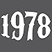 Feisty and Fabulous, Tshirt for 44th Birthday Man, Shirts for 44 Year Old Man's Birthday, Gray 1978