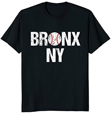 BRONX NY Shirt | New York City NYC Distress Baseball T-shirt